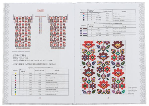 Книга Українська вишиванка. Мальовничі узори, мотиви, схеми крою - Зображення 3