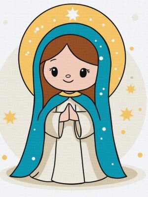 Картина за номерами - Ніжність і милосердя ©art_selena_ua