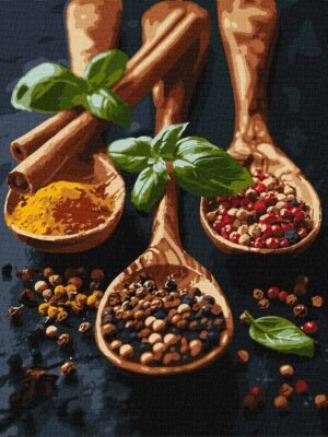 Картина за номерами - Витончені спеції ©art_selena_ua