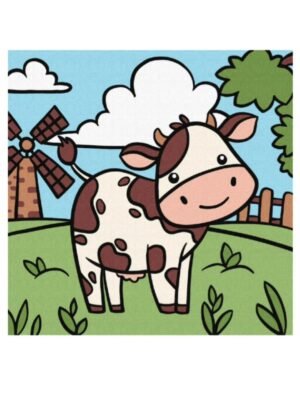 Картина за номерами – Весела корівка