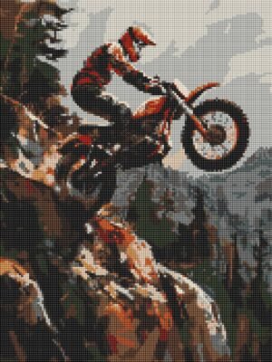 Алмазна мозаїка - Екстрим у горах ©art_selena_ua