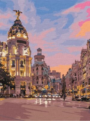 Картина за номерами - Вечірня Іспанія