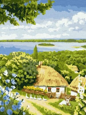 Картина за номерами - Сільський куточок ©Аlessandro Remi