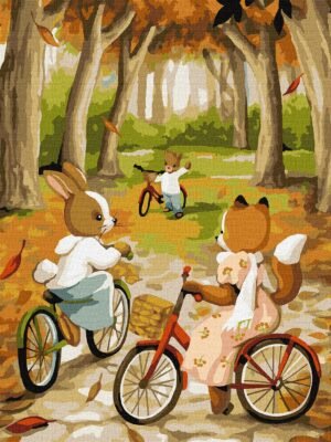 Картина за номерами - Осіння велопрогулянка ©tanya_bonya