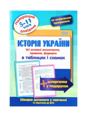 Книга Історія України в таблицях і схемах. 5-11 класи