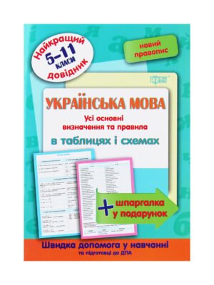Книга Українська мова в таблицях і схемах. 5-11 класи